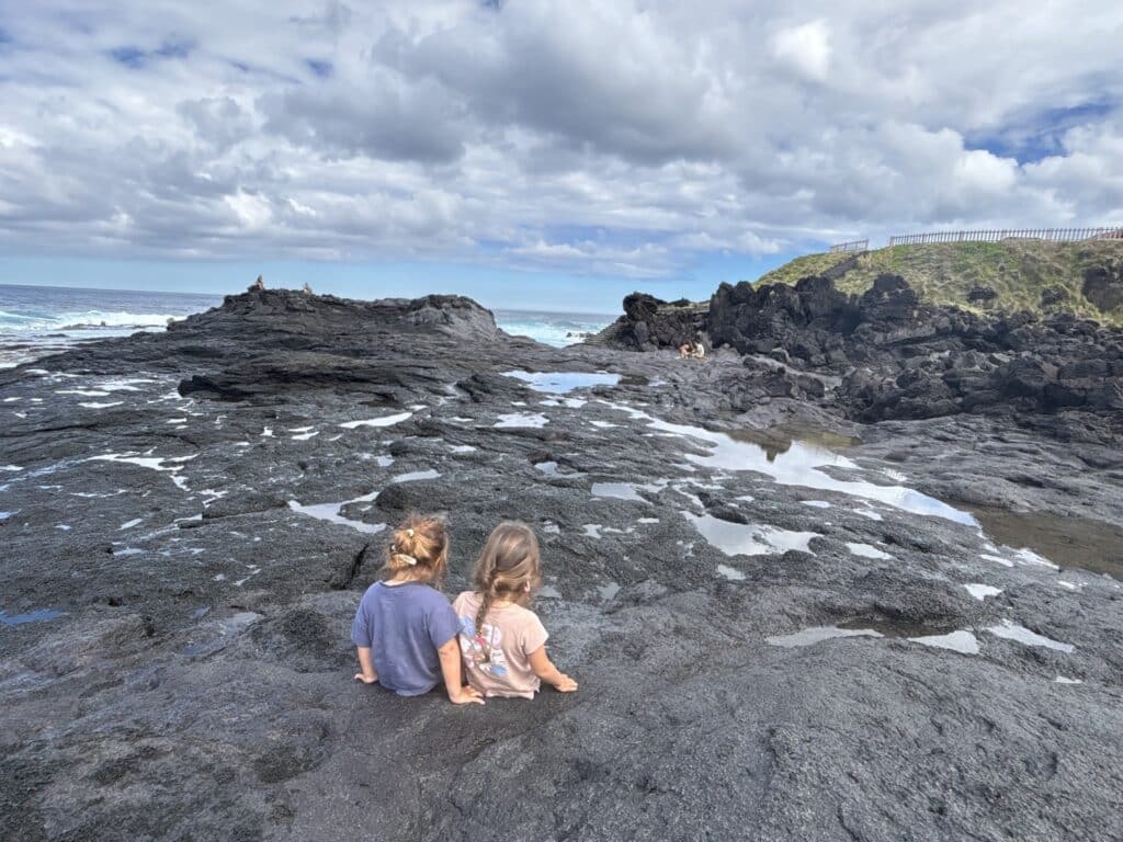 איזור הבריכות Piscinas Naturais Caneiros במערב סאו מיגל